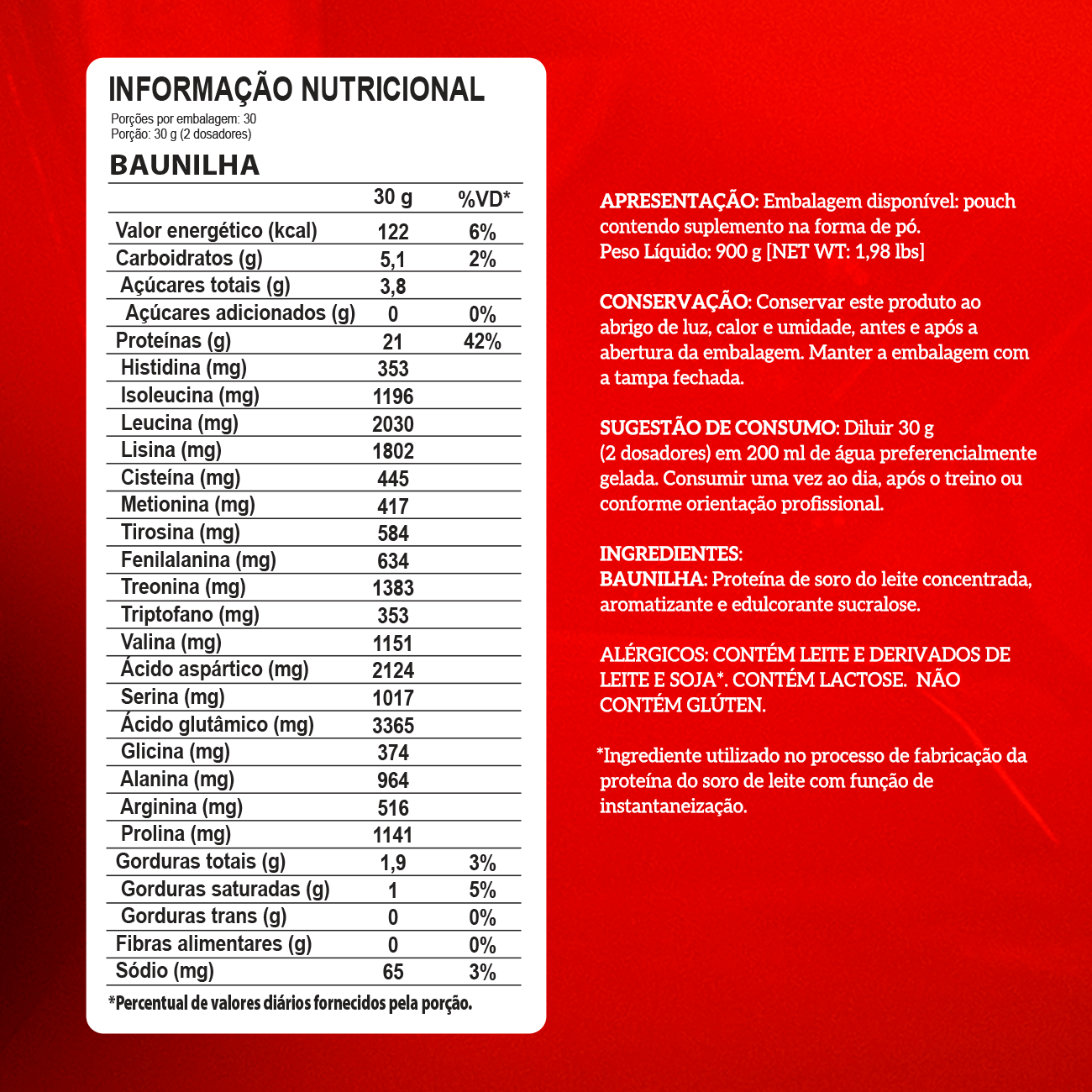 Whey Protein Integral Médica - 900g