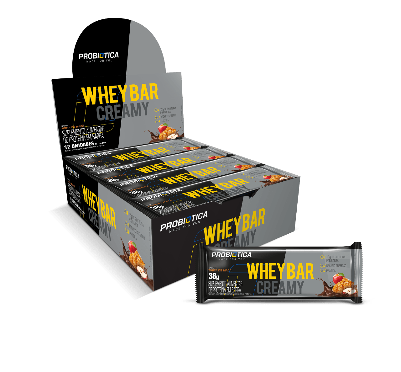 Whey Bar Creamy Probiótica