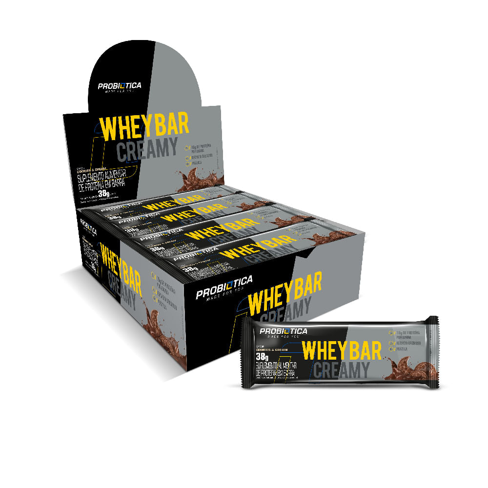 Whey Bar Creamy Probiótica