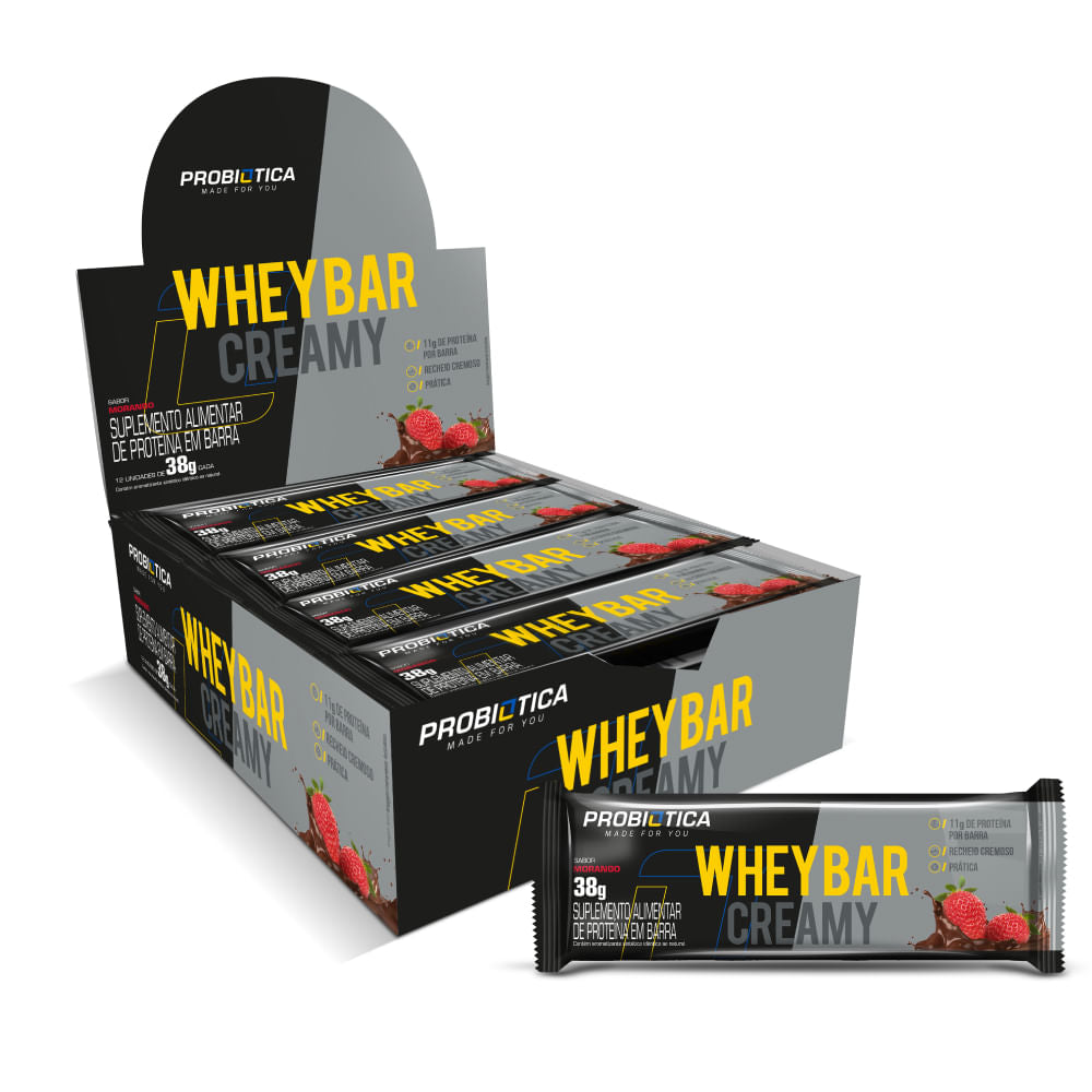 Whey Bar Creamy Probiótica